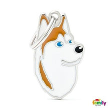 Charger l'image dans la galerie, Médaille pour chien collection Friends, HUSKY, Couleurs variées - Boutique Le Jardin Des Animaux -médailleBoutique Le Jardin Des AnimauxMF13WHITEBROWN
