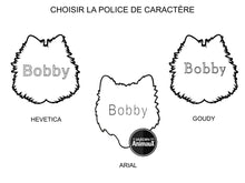 Charger l'image dans la galerie, Médaille pour chien collection Friends, POMÉRANIEN, Couleurs variées - Boutique Le Jardin Des Animaux -médailleBoutique Le Jardin Des AnimauxMF29NWHITE