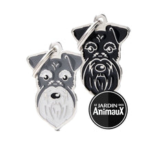 Charger l'image dans la galerie, Médaille pour chien collection Friends, SCHNAUZER, Couleurs variées - Boutique Le Jardin Des Animaux -médailleBoutique Le Jardin Des AnimauxMF27NBLACK