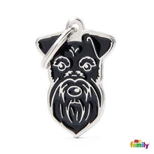 Charger l'image dans la galerie, Médaille pour chien collection Friends, SCHNAUZER, Couleurs variées - Boutique Le Jardin Des Animaux -médailleBoutique Le Jardin Des AnimauxMF27NBLACK