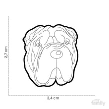Charger l'image dans la galerie, Médaille pour chien collection Friends, Shar Pei, Couleurs variées - Boutique Le Jardin Des Animaux -médailleBoutique Le Jardin Des AnimauxMF05N