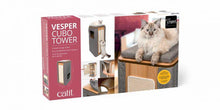 Charger l'image dans la galerie, Meuble Cubo Tower Vesper – gris, arbre à chat - Boutique Le Jardin Des Animaux -Griffoir, meuble et litBoutique Le Jardin Des Animaux52094