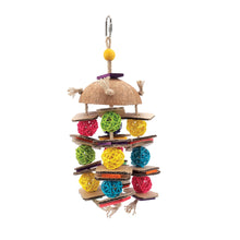 Charger l'image dans la galerie, Noix de coco avec balles en osier Tropical Trove Living World pour oiseaux - Boutique Le Jardin Des Animaux -Accessoire pour oiseauxBoutique Le Jardin Des Animaux81240