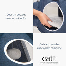 Charger l'image dans la galerie, Tour Rocket Vesper - Boutique Le Jardin Des Animaux -Griffoir, meuble et litBoutique Le Jardin Des Animaux42002