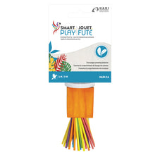 Charger l'image dans la galerie, Jouet d’enrichissement Jouet.Futé HARI pour perroquets, fusée arc-en-ciel
