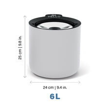 Charger l&#39;image dans la galerie, Abreuvoir intelligent Zeus Oasis Plus - Gris pâle
