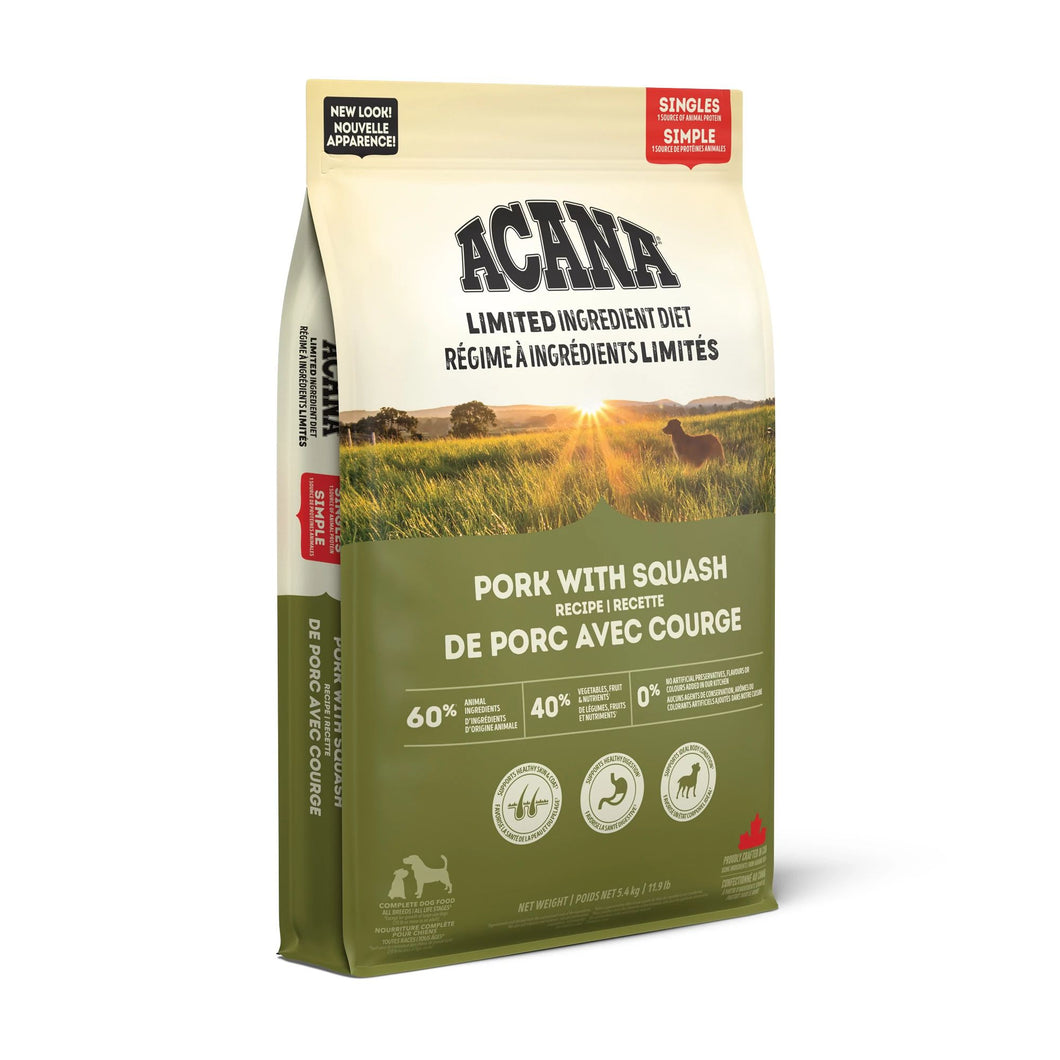 ACANA Chien Simple Recette De Porc et Courge
