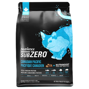 Aliment Nutrience SubZero Sans grains pour chats, Pacifique canadien