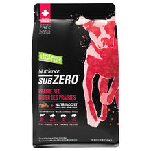 Charger l&#39;image dans la galerie, Aliment SubZero Nutrience Sans grains pour chiens de grande race, formulation Gibier des Prairies, 10 kg (22 lbs)
