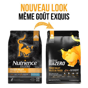 Aliment SubZero Nutrience Sans grains pour chats, formulation Vallée du Fraser