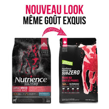 Charger l&#39;image dans la galerie, Aliment SubZero Nutrience Sans grains pour chiens de grande race, formulation Gibier des Prairies, 10 kg (22 lbs)
