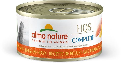 Almo Nature HQS Complete Chat - Poulet et fromage en sauce