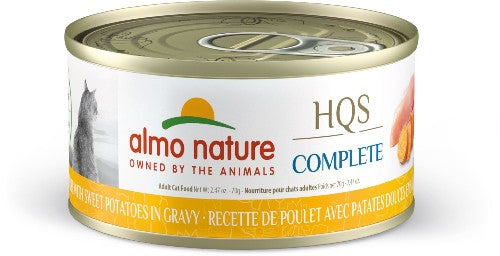 Almo Nature HQS Complete Chat - Poulet et patate douce en sauce 70 gr
