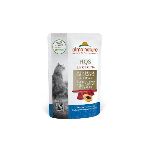 Almo Nature HQS La Cucina pochette chat - Thon et papaye en sauce 55 gr