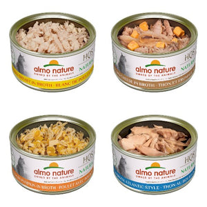 Almo Nature HQS Natural chat - Caisse rotationnel #1 - Poulet / thon 12 x 70 gr
