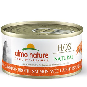 Almo Nature HQS Natural chat - Saumon et carottes au bouillon 70 gr