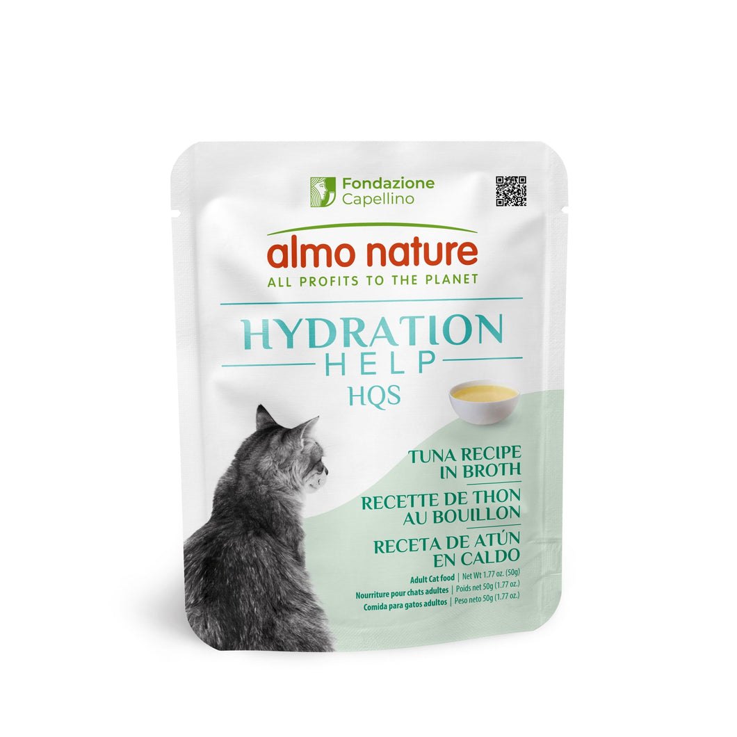 Almo Nature HQS Hydratation Help chat - Recette Thon au bouillon 50g