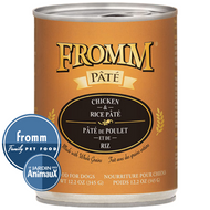Conserve pour chien FROMM - Caisse de 12- PÂTÉ DE POULET Sans Grains