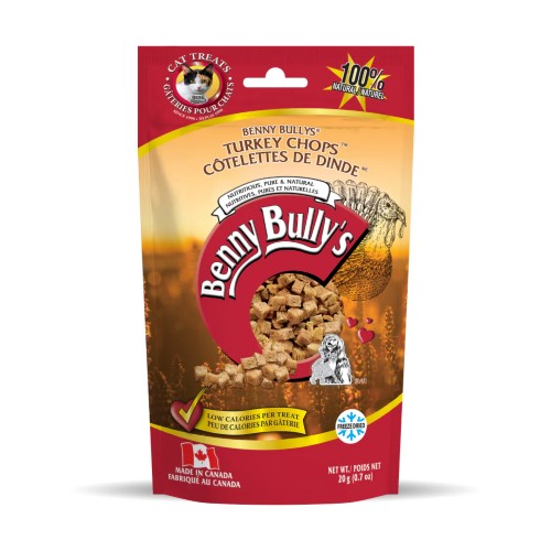 Benny Bully's Gâteries pour chat - Côtelettes de dinde 20 gr