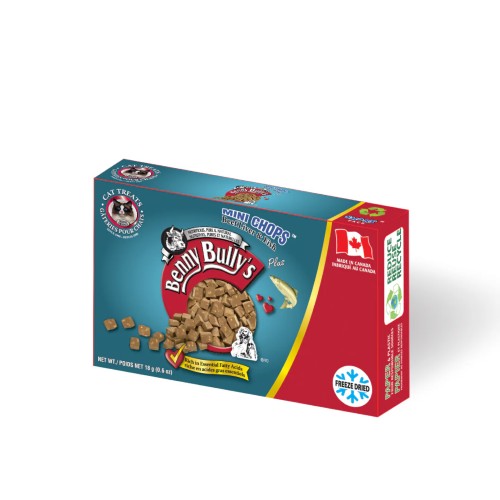 Benny Bully's Gâteries pour chat - Smart Packs Mini - Foie de bœuf et poisson 18 gr