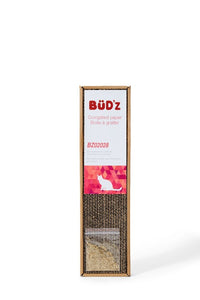 Bud'z Boite à Gratter En Carton, Avec Sachet D'herbe à Chat