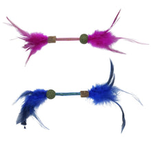 Charger l'image dans la galerie, Bud'z Jouet pour chat - Duo Matatabi - Bâtonnet avec herbe à chat compressée - Bleu et rose
