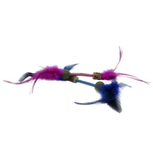 Charger l'image dans la galerie, Bud'z Jouet pour chat - Duo Matatabi - Bâtonnet avec herbe à chat compressée - Bleu et rose
