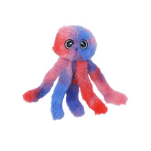 Charger l&#39;image dans la galerie, Bud&#39;z Jouet pour chat avec herbe à chat - Pieuvre - Bleu et rouge 13.5 cm
