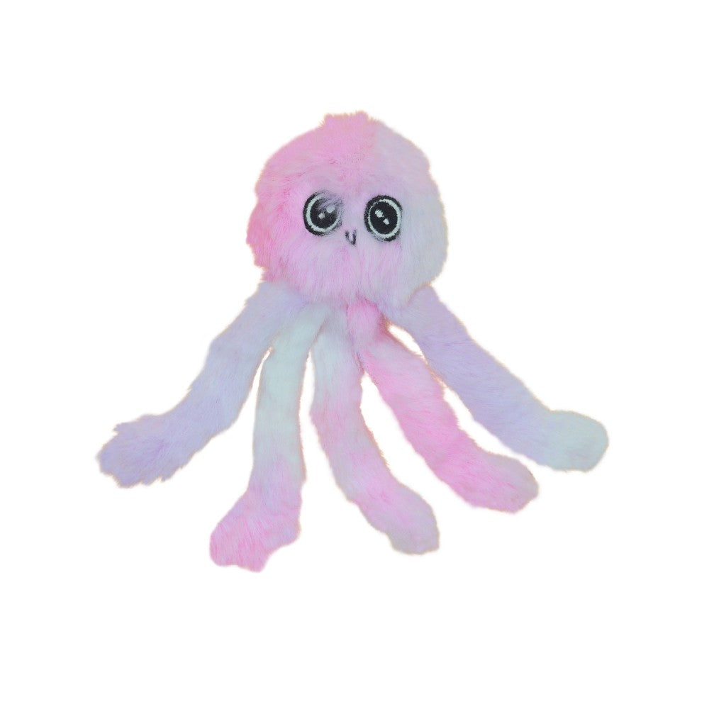 Bud'z Jouet pour chat avec herbe à chat - Pieuvre - Multicolore 13.5 cm