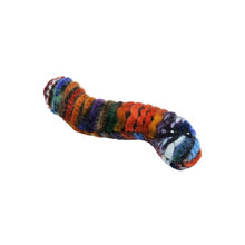 Charger l&#39;image dans la galerie, Bud&#39;z Jouet pour chat avec herbe à chat - Ver en laine - Multicolore
