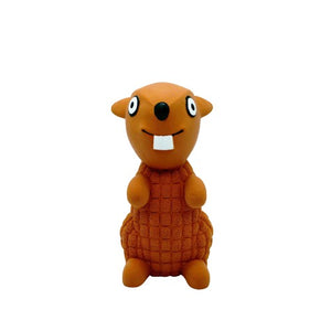 Bud'z Jouet en latex avec "Squeaker" - Castor sauvage
