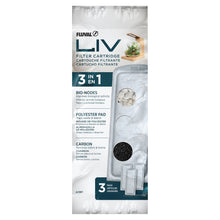 Charger l'image dans la galerie, Cartouches filtrantes de polyester/charbon LIV Fluval - Paquet de 3
