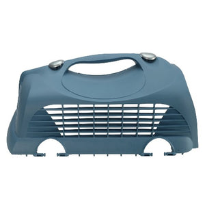 Porte supérieure gauche avec deux attaches pour cage de transport Cabrio Catit, bleu gris