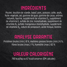 Charger l&#39;image dans la galerie, Conserve pour chat Nutrience Trattoria 85 gr - Mousse aux caille avec oeufs
