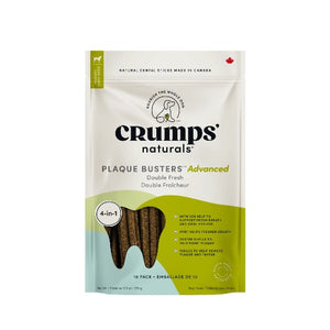 Crumps' Naturals Gâteries Pour Chien - "Plaque Busters Advanced" 7 pouces, Double fraîcheur