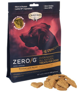 Darford Zero/G Gâteries pour chien - Agneau rôti 340 gr