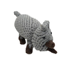 Charger l&#39;image dans la galerie, Define Planet Jouet pour chien en coton naturel &quot;Cottonpals&quot; - Marshal le rhino
