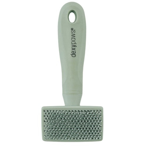 Dexypaws Brosse démêlante douce à pointes de plastique (Slicker)