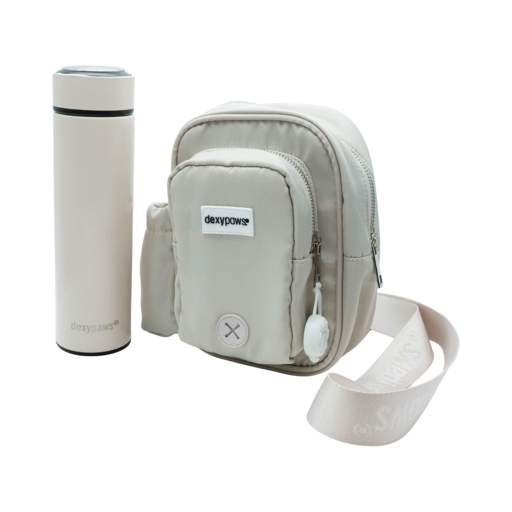 Dexypaws Sac à bandoulière - Couleur crème au beurre