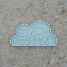 Charger l&#39;image dans la galerie, Dexypaws Tapis de léchage stimulant - Forme de nuage - Bleu ciel
