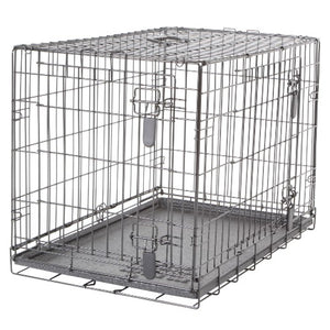 Cage grillagée Dogit à 2 portes avec grille de séparation  - 6 FORMATS
