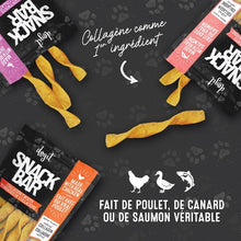 Charger l&#39;image dans la galerie, Dogit Gâteries Snack Bar - Torsades de collagène au canard - 12,7 cm - Paquet de 10
