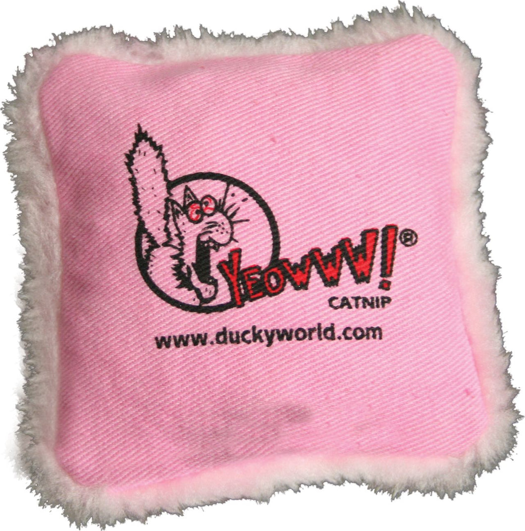 YEOWWW! ducky world - oreiller rose