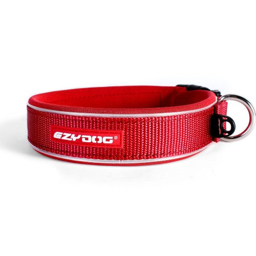 Ezydog Collier en Néoprène, Rouge