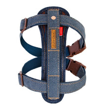 Charger l&#39;image dans la galerie, Ezydog Harnais &quot;Chest Plate&quot;, Jeans
