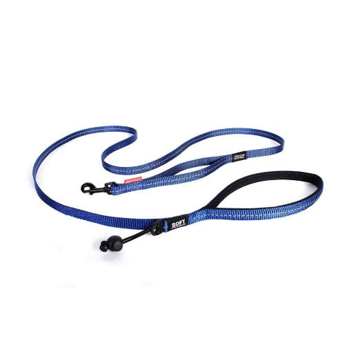 Ezydog Laisse Soft Trainer mince, Bleue