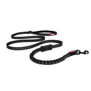 Ezydog Laisse Zero Shock mince, Noire