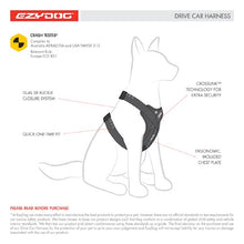 Charger l&#39;image dans la galerie, Ezydog Harnais de sécurité Drive, Noir
