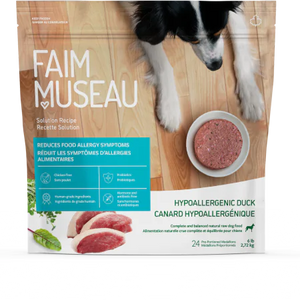 Nourriture crue pour chien Faim Museau - Canard Hypoallergénique