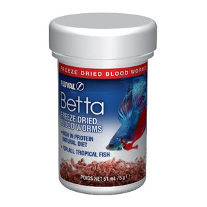 Vers de vase lyophilisés Betta, 5 g (0,18 oz)